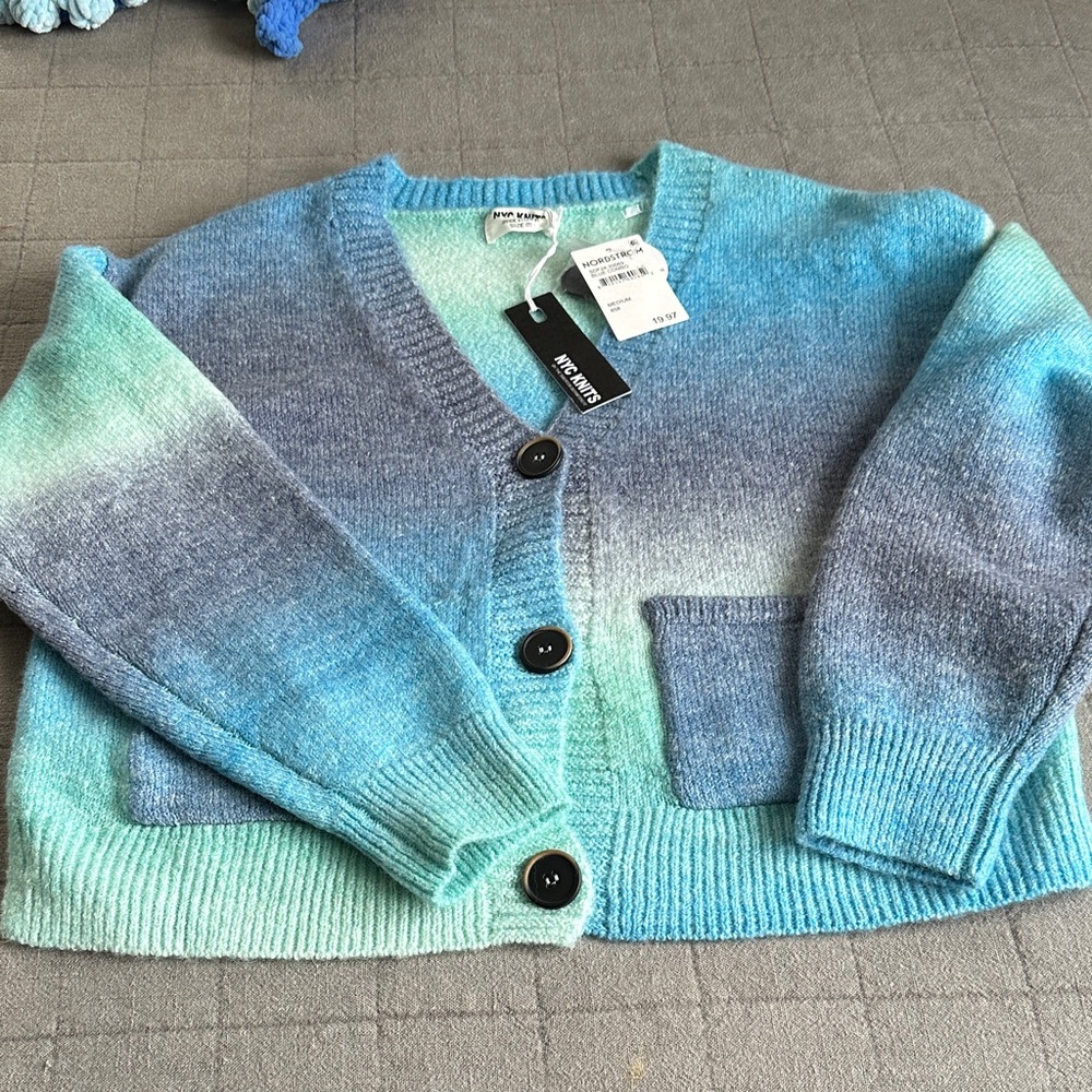 NYC Oceanic Gradient Cardigan